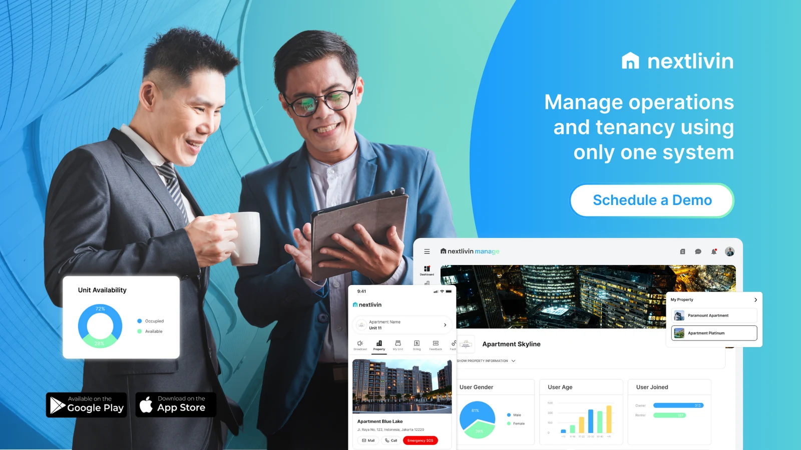 Nextlivin不動産管理システムのウェブ変革