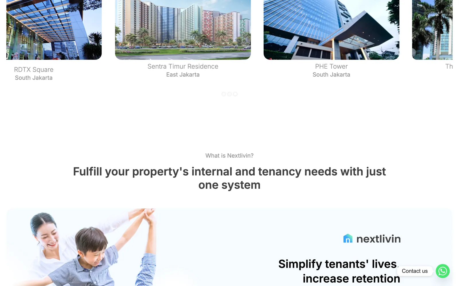 Nextlivin:インドネシアの集合住宅・オフィスビルの運営を、ひとつのシステムで — 1
