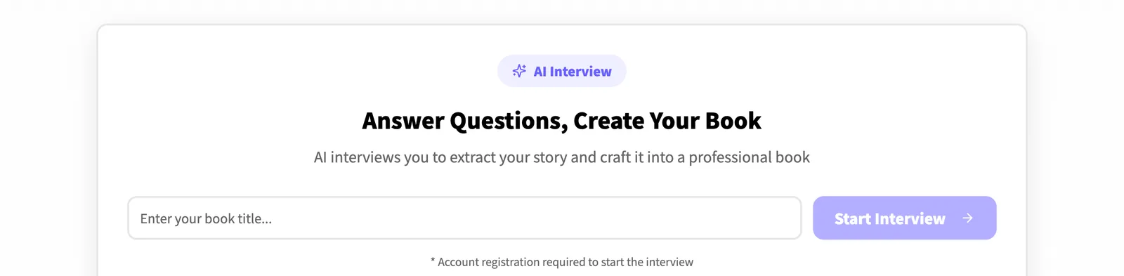 StoryArc:AIがインタビューし、その答えを一冊の本にするWebアプリ — 2